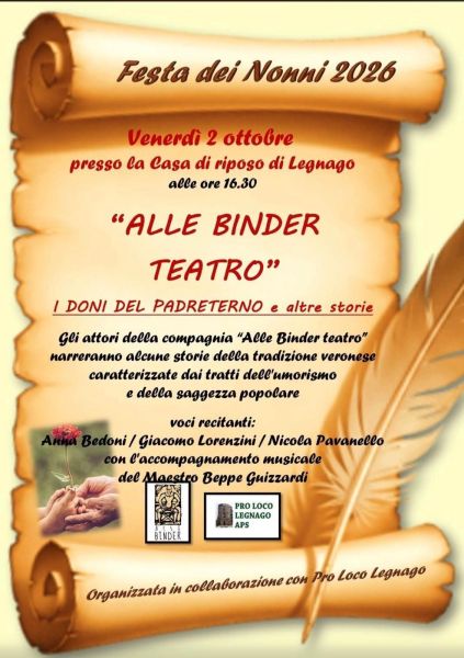 Locandina Alle binder teatro