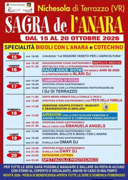 Locandina Sagra de l'Anara