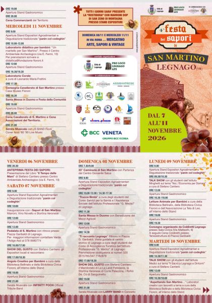 Locandina Festa dei sapori di San Martino