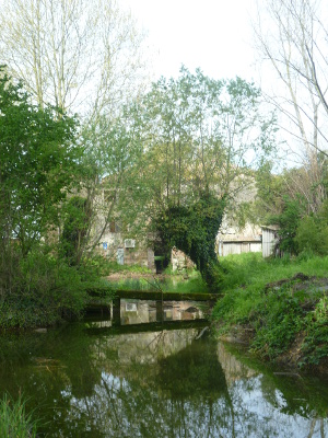 Il mulino, in località Anson
