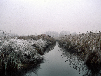 Brusà, canale d'nverno